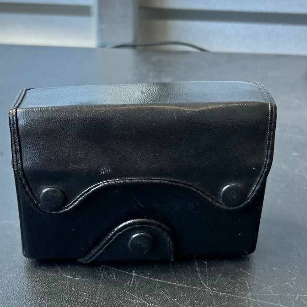 Minolta Vintage Camera Case Faux Leather Belt Loop Retro Photography Pouch